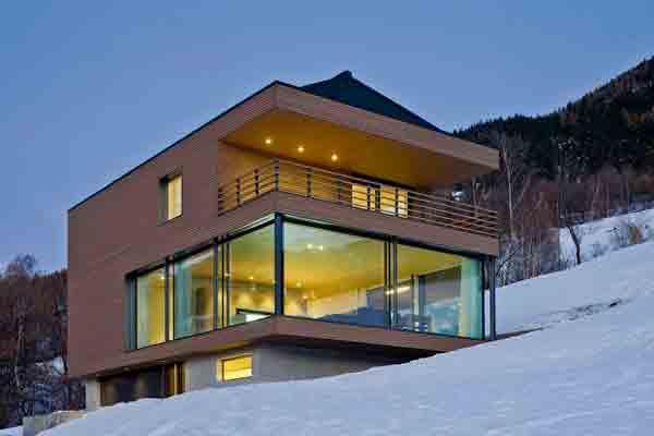 Una espectacular casa en Suiza.