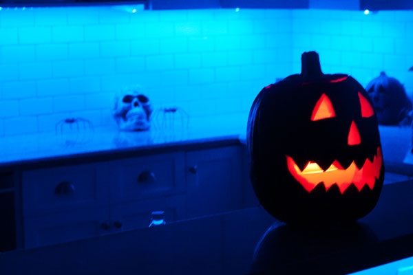 Una calabaza, decoraciÃ³n tÃ­pica de Halloween