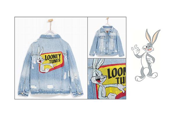 zara kids presenta en su coleccin de primavera veranola cazadora looney tunes en tejido vaquero zara kids presenta en su coleccion de primavera veranola cazadora looney tunes en tejido vaquero