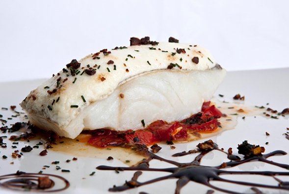 bacalao al horno con pimientos del piquillo y gratinado de ali oli bacalao al horno con pimientos del piquillo y gratinado de ali oli