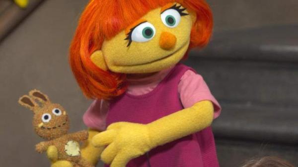 barrio sesamo antildeade a sus personajes una marioneta autista barrio sesamo antildeade a sus personajes una marioneta autista